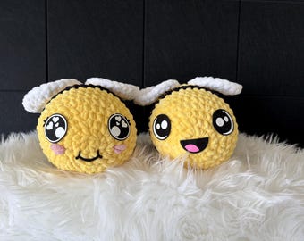 Large Crochet Bumble Bee Plushie