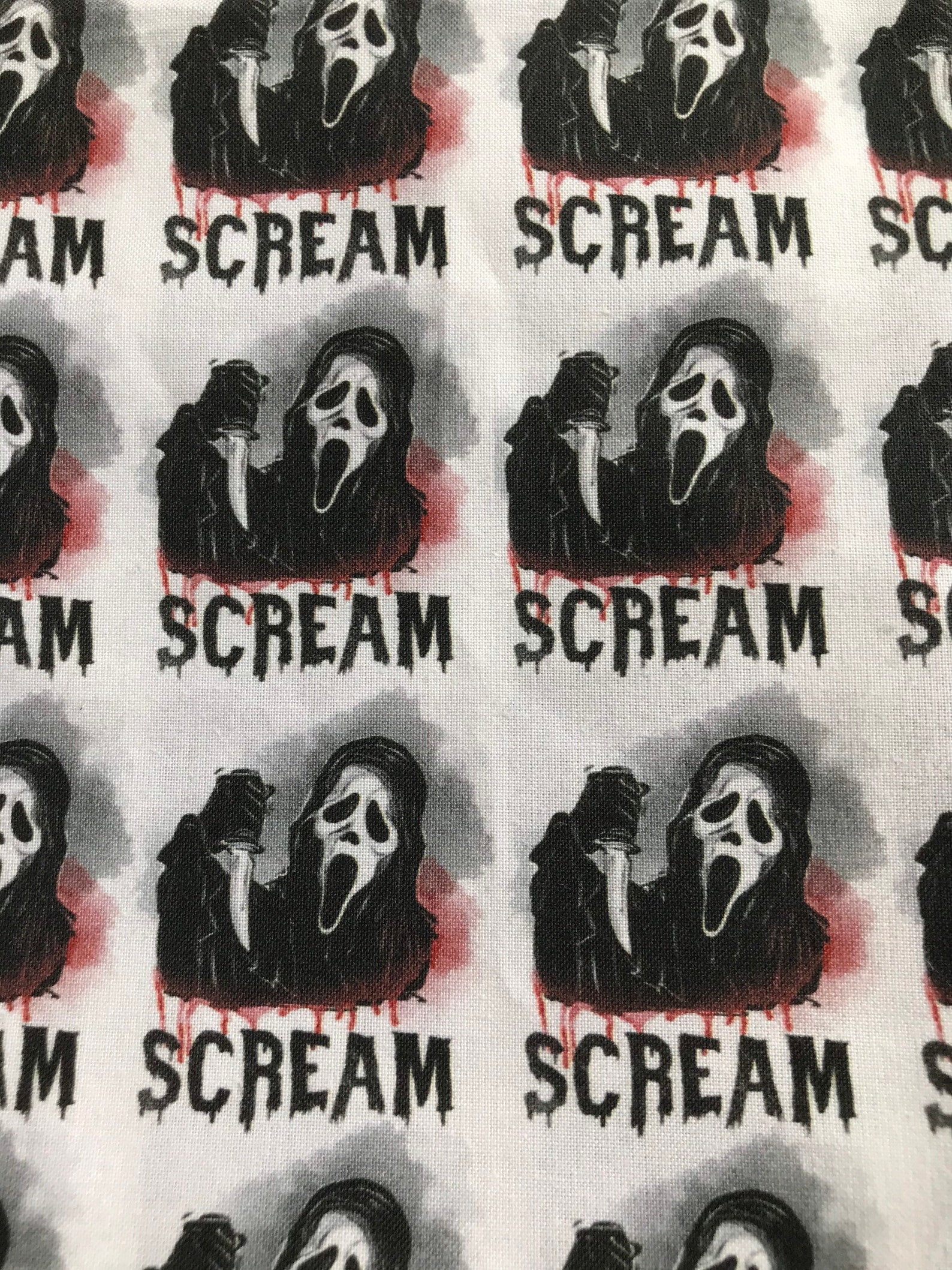 Scream Cotton Fabric Etsy UK