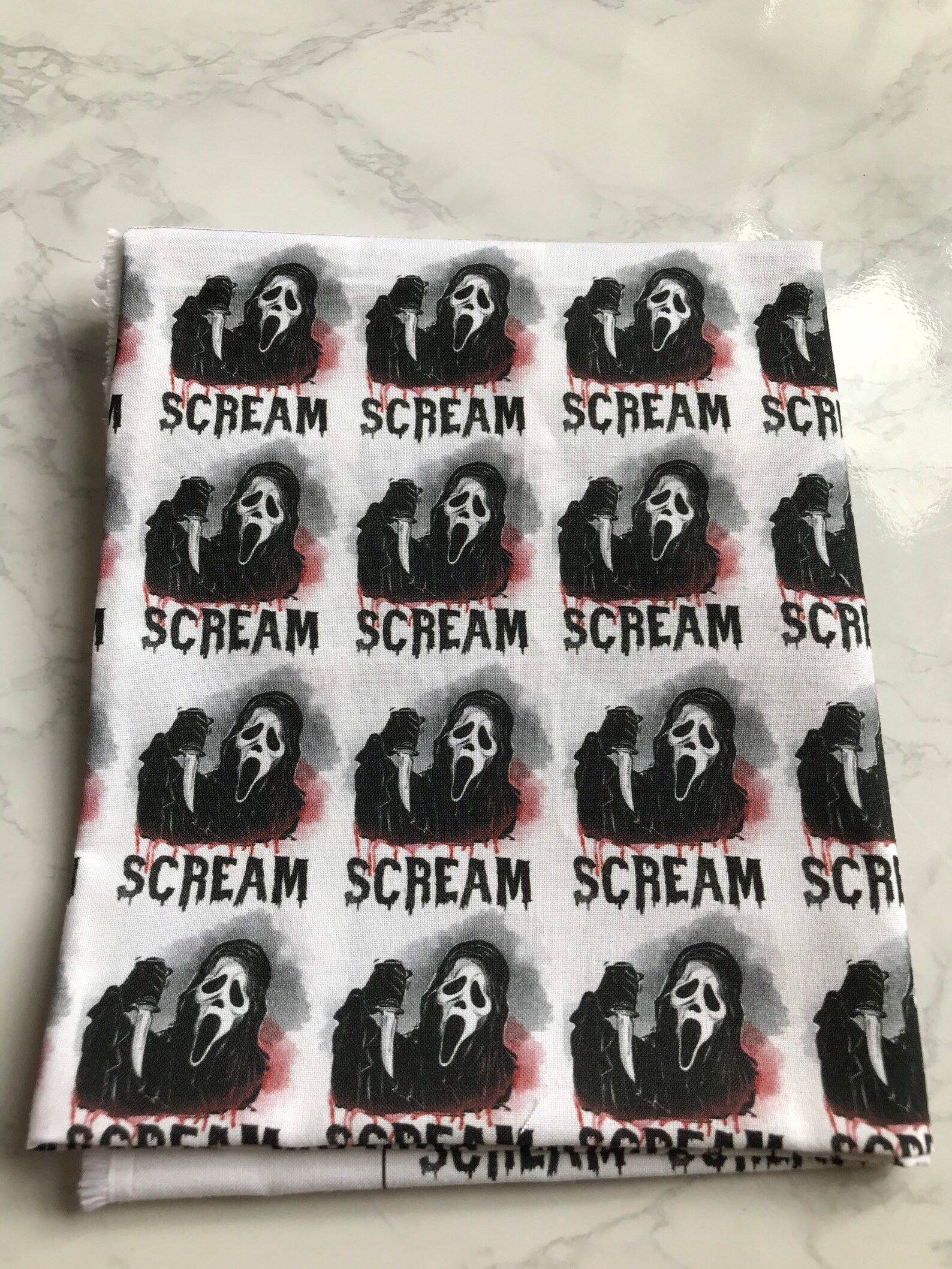 Scream Cotton Fabric Etsy UK