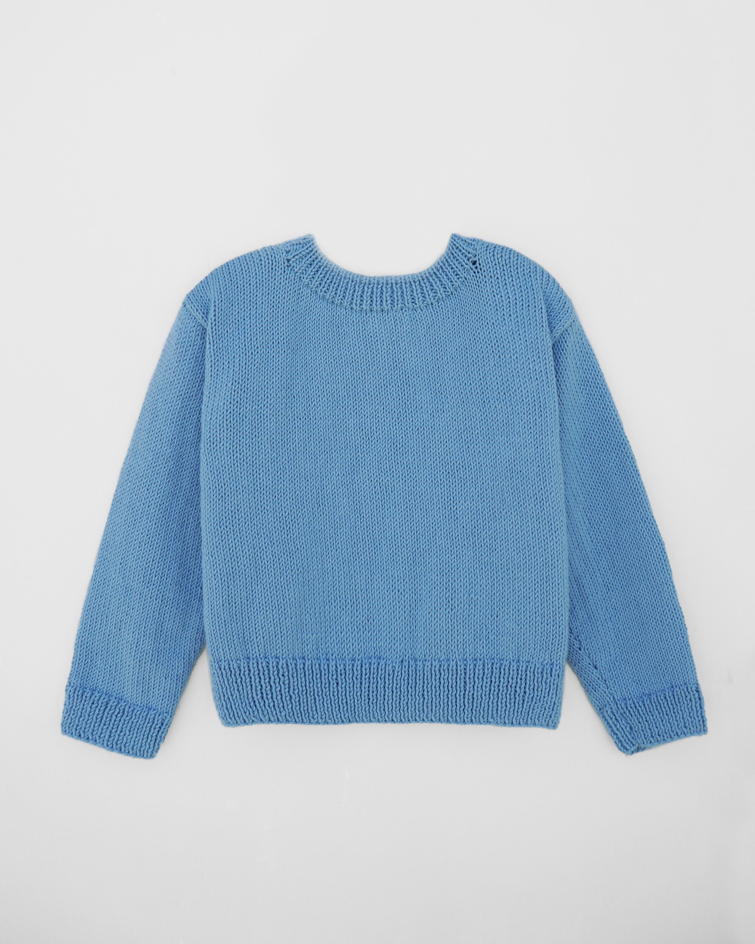 Kids Knitting Sweater Pattern Easy Knit Sweater Pattern Etsy