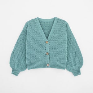 Kids crochet cardigan pattern, Baby sweater pattern, Crochet kids cardigan, Easy crochet baby cardigan, Child cardigan, Sizes 1Y to 14Y