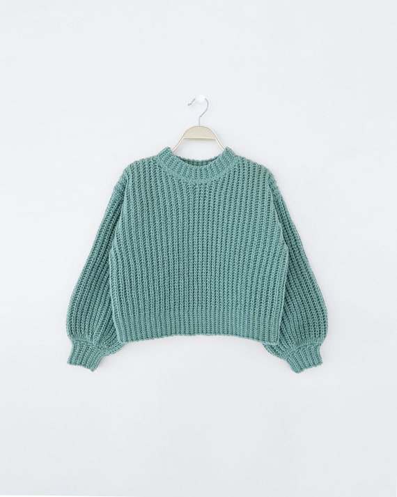 Easy Crochet Kids Sweater Pattern: Sizes 12 months - 14 years (English)
