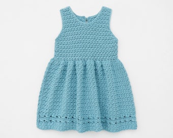 Easy Crochet Baby Dress Pattern: Kids Sizes to 8 Years (English)