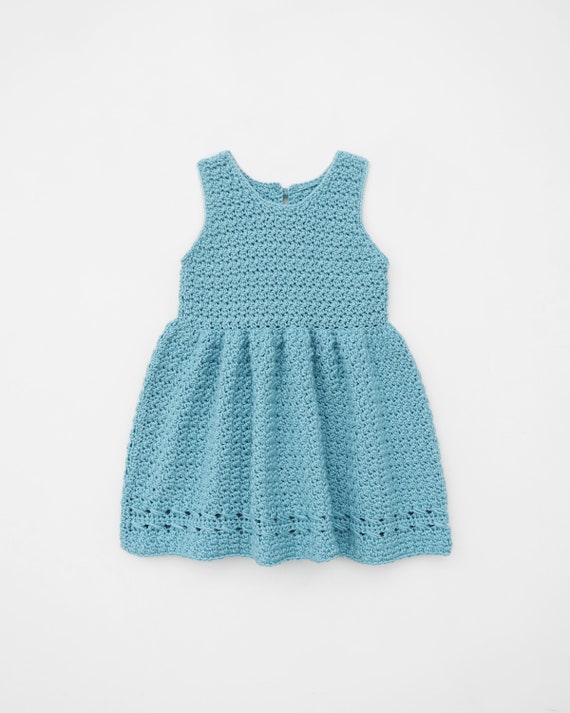 Easy Crochet Baby Dress Pattern: Kids Sizes to 8 Years (English)