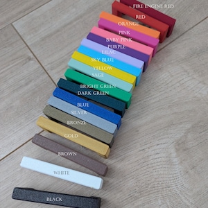 Farbige Schrank- oder Schubladengriffe (ideal für Ikea-Möbel, individuelle Maße möglich) Bild 2
