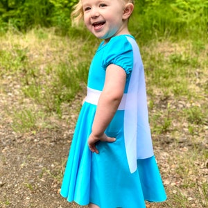 The Ice Princess Disney Inspired Elsa Twirl Dress/ Elsa Play Dress/ Elsa Cosplay/ Disney Frozen/ Disney Elsa