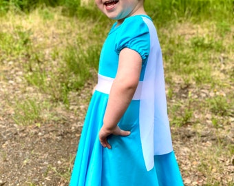 The Ice Princess Disney Inspired Elsa Twirl Dress/ Elsa Play Dress/ Elsa Cosplay/ Disney Frozen/ Disney Elsa