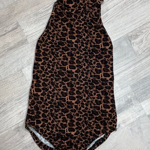 Leopard Halter Style Leotard Dance *Ready to Ship* / Tumbling/ Active Wear for Kids/ Dance costume