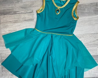 The Arabian Princess Disney Inspired Jasmine Twirl Dress/ Jasmine Play Dress/ Jasmine Cosplay/ Disney Aladdin