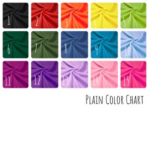 Peut inclure: Nuancier de 15 &eacute;chantillons de tissu. Les &eacute;chantillons sont num&eacute;rot&eacute;s de 1 &agrave; 15. Les couleurs sont noir, rouge, orange, jaune, vert, vert fonc&eacute;, bleu, bleu sarcelle, bleu clair, violet, magenta, lavande, rose et rose vif.