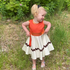 The Island Princess Disney Inspired Moana Twirl Dress/ Moana Play Dress/ Moana Cosplay/ Disney Moana