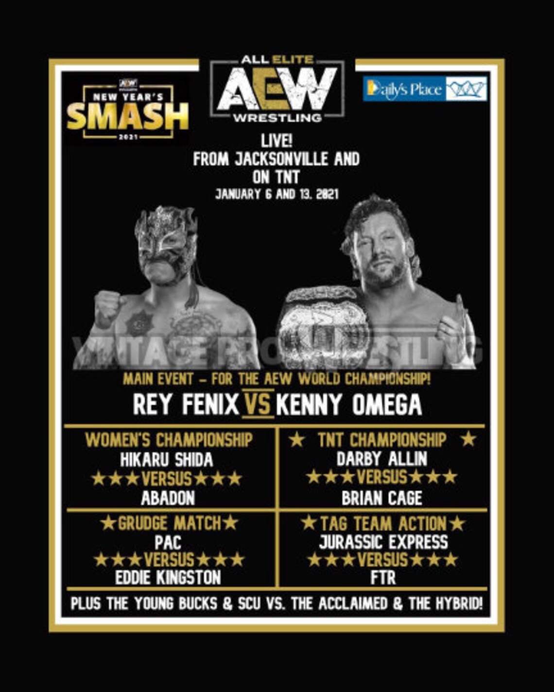 AEW Special Event Posters Etsy