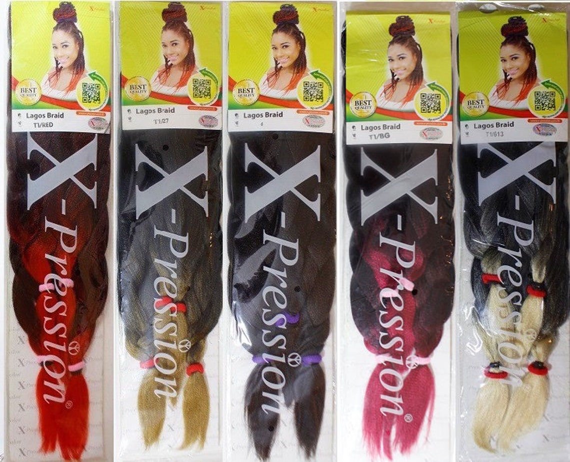 XPRESSION LAGOS BRAID PrePulled Hair Extension42 & 46 Etsy XPRESSION LAGOS BRAID PrePulled Hair Extension42 & 46 Etsy