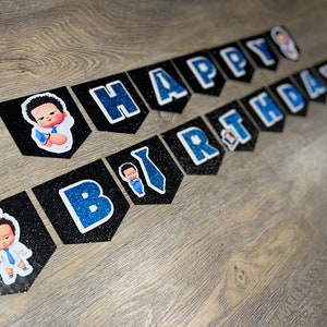 Boss Baby Birthday Party Banner: Custom Name & Age