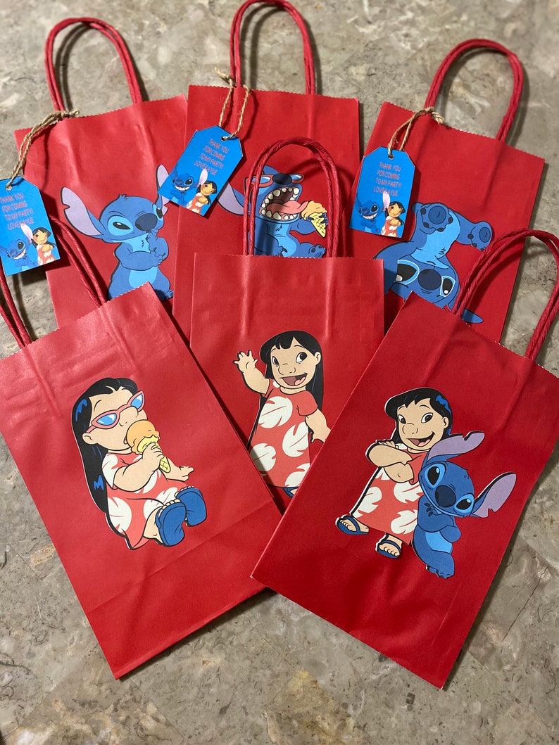 Lilo and Stitch Goodie Bags Lilostitchparty Bags Etsy