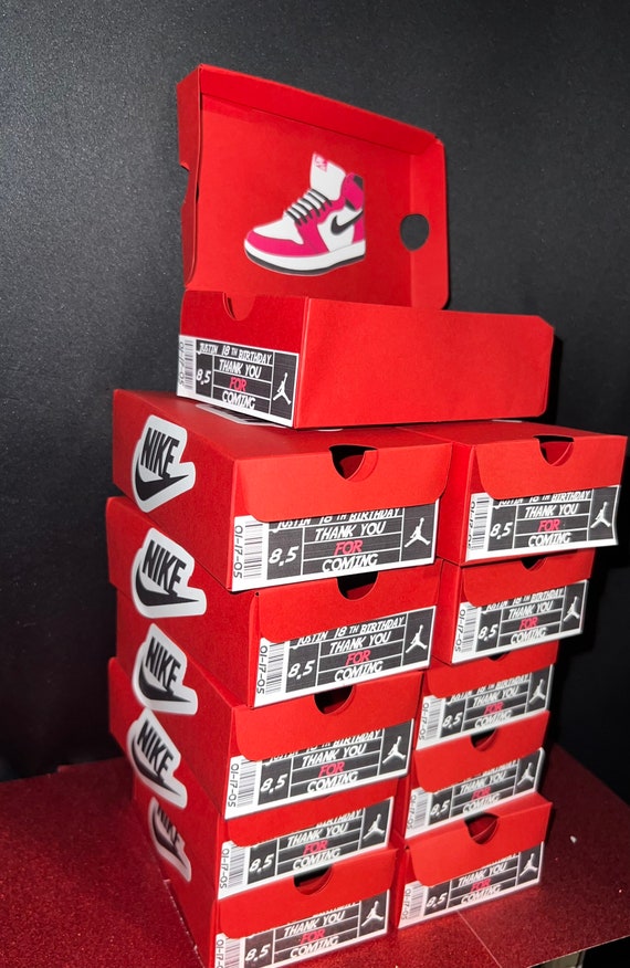 3 Count Mini Sneaker Shoe Box Shoe Boxes Sneaker Gift Box Mini