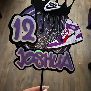 Nike | Sneaker | Caketopper | Nike sneaker |Custom cake topper | cake topper | custom order | custom party favors