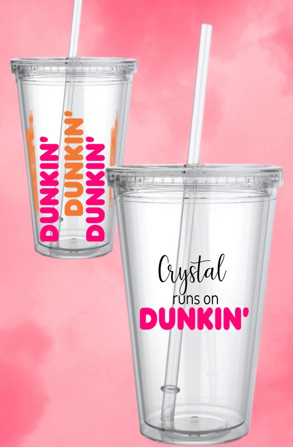 Dunkin Donuts Tumbler 16 Oz Tumblers Gifts Etsy