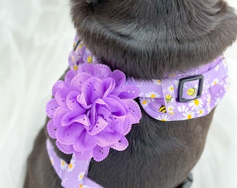 Beautiful Flower Dog Collar/Harness Charm