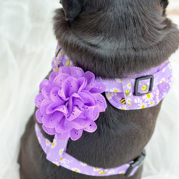 Beautiful Flower Dog Collar/Harness Charm