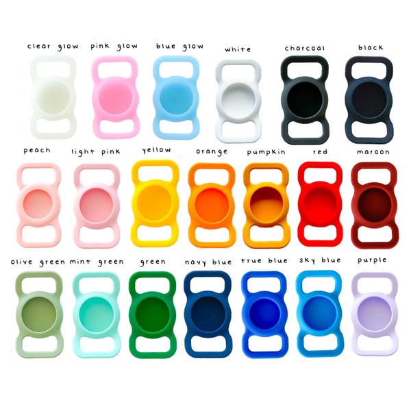 AirTag Case for Dog Harness or Collar, 20 Colors