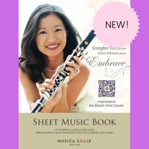 Embrace Sheet Music Book for Clarinet and Piano