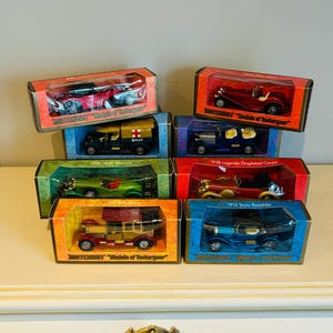 Selection of Vintage Matchbox Boxed Models of Yesteryear Collectible Cars