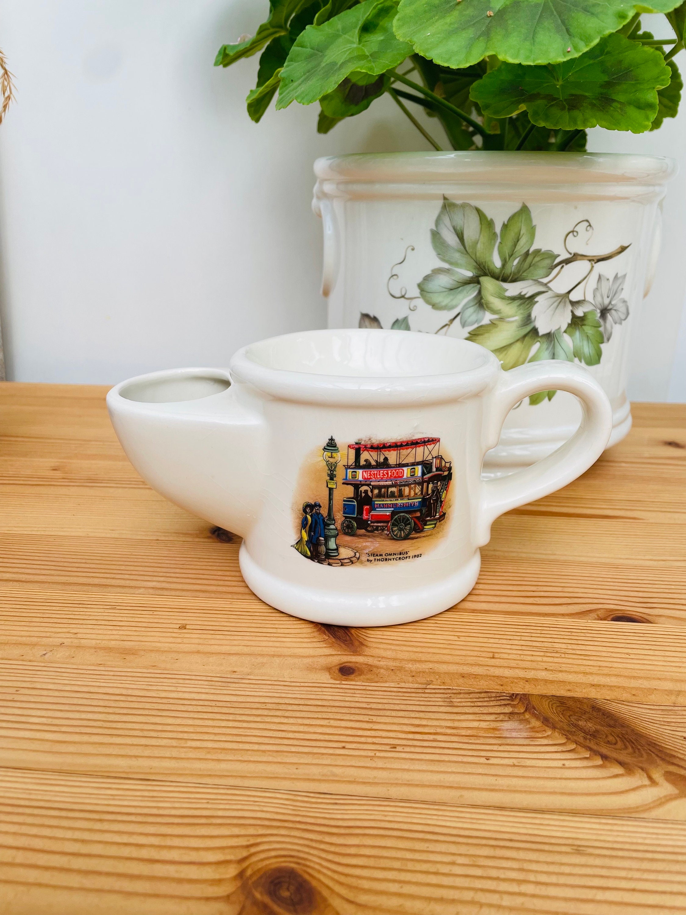 50's 60's ヴィンテージ　マグカップ　ジョーク　スラング　ヒッピー Vintage 1950s Wade Gents Traditional Shaving Mug or Scuttle