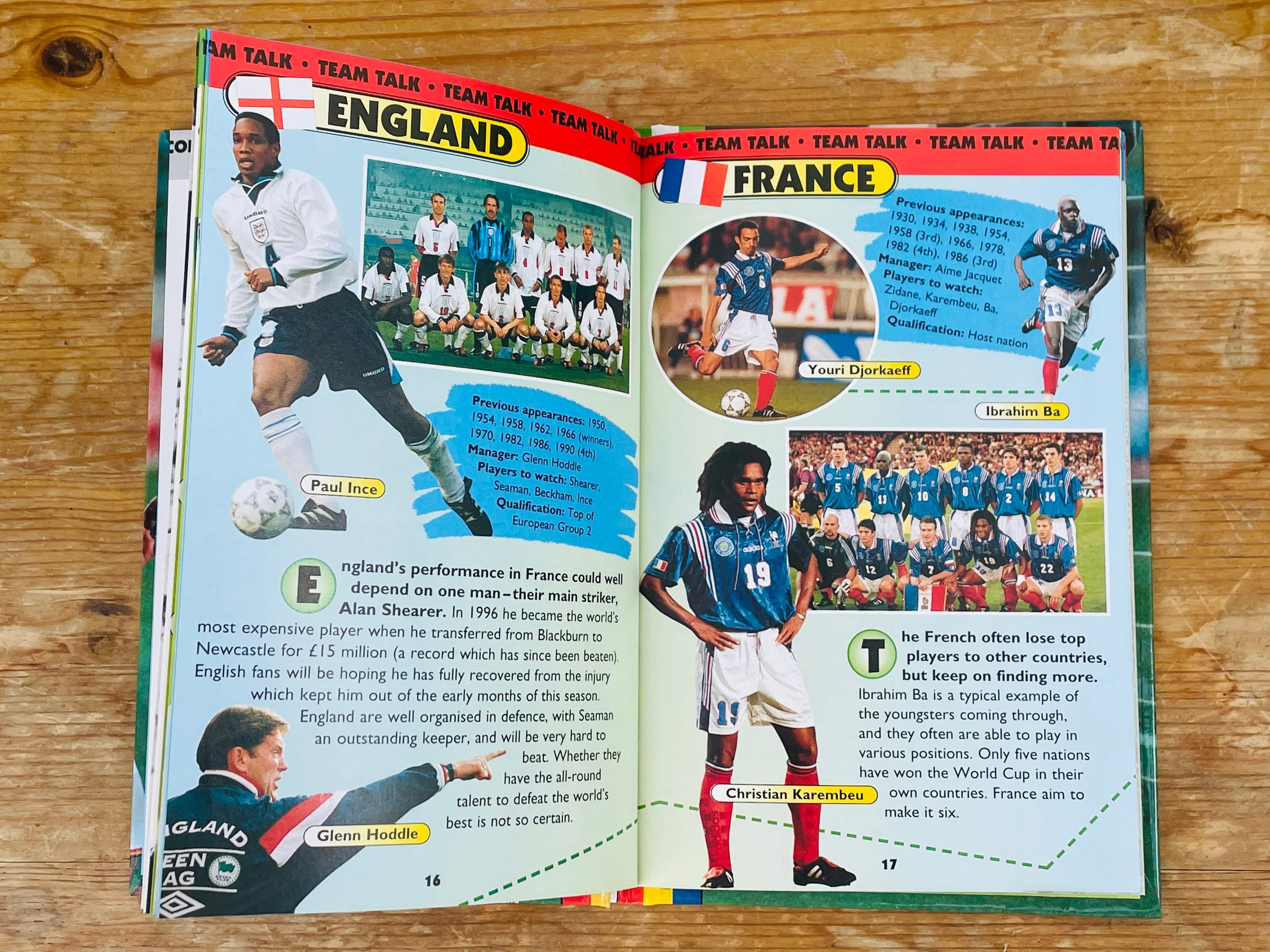 Vintage Book; the Unofficial Guide to World Cup '98 by