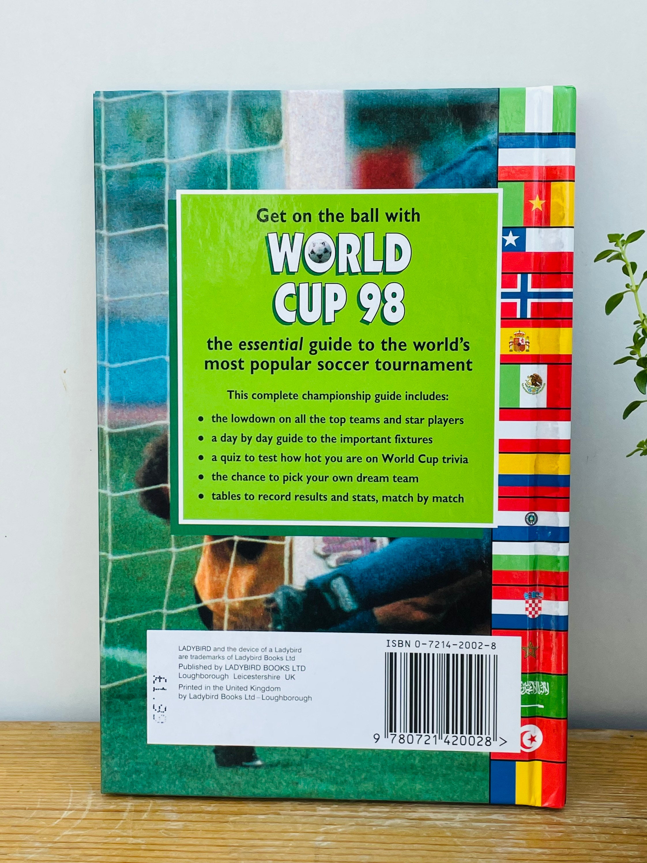Vintage Book; the Unofficial Guide to World Cup '98 by