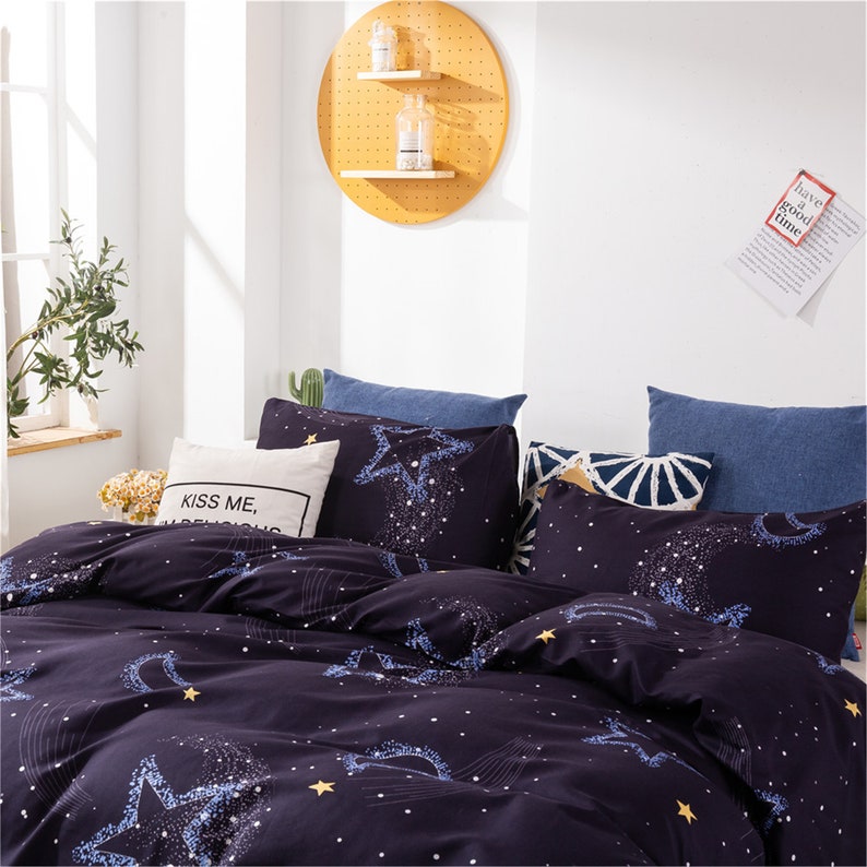 German Star&Moon Cover Bedding Set German Etsy