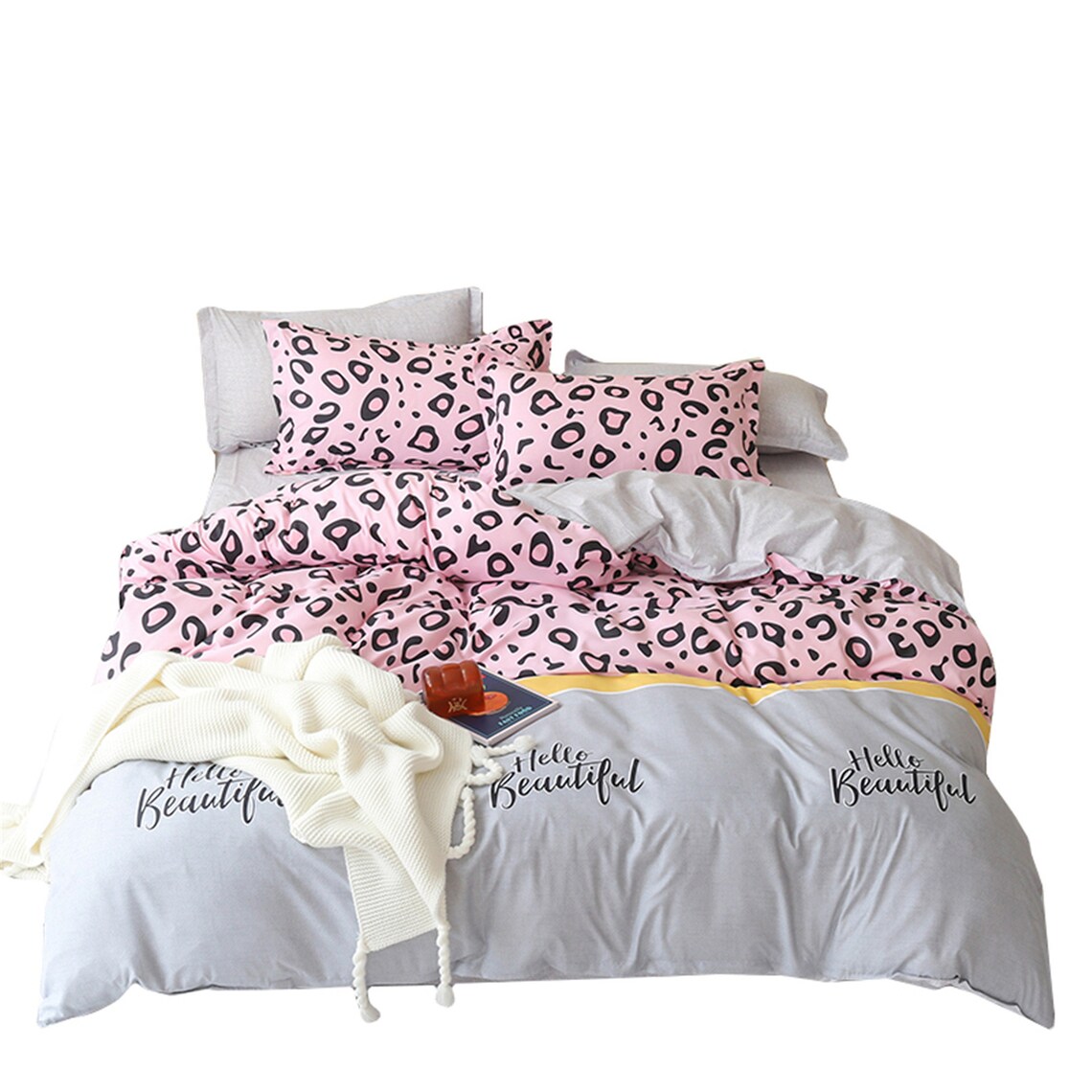 Fashion Leopard Quilt Cover Concise Design Personalise 3 Etsy