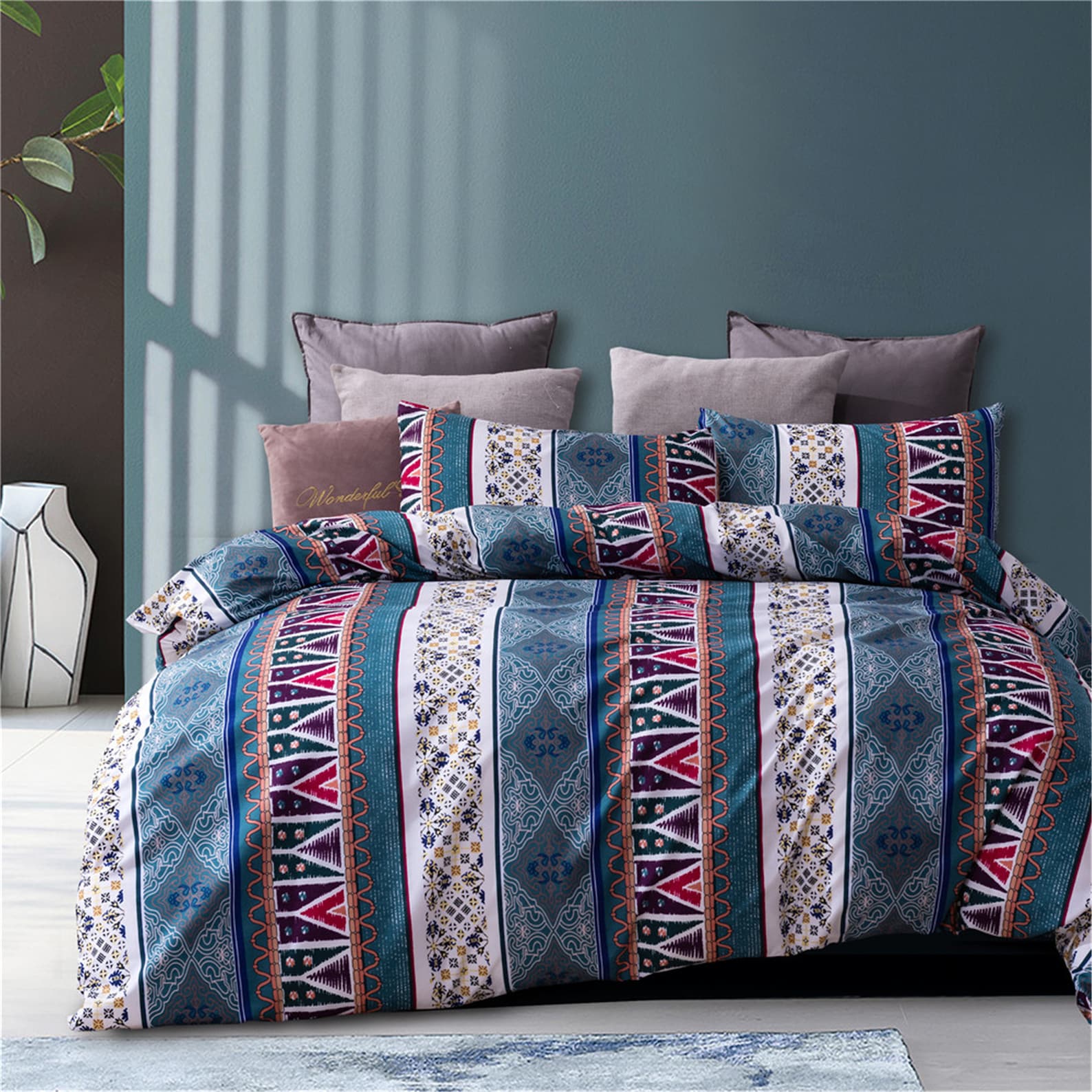 German Boho Cover Bedding Set German Size Etsy