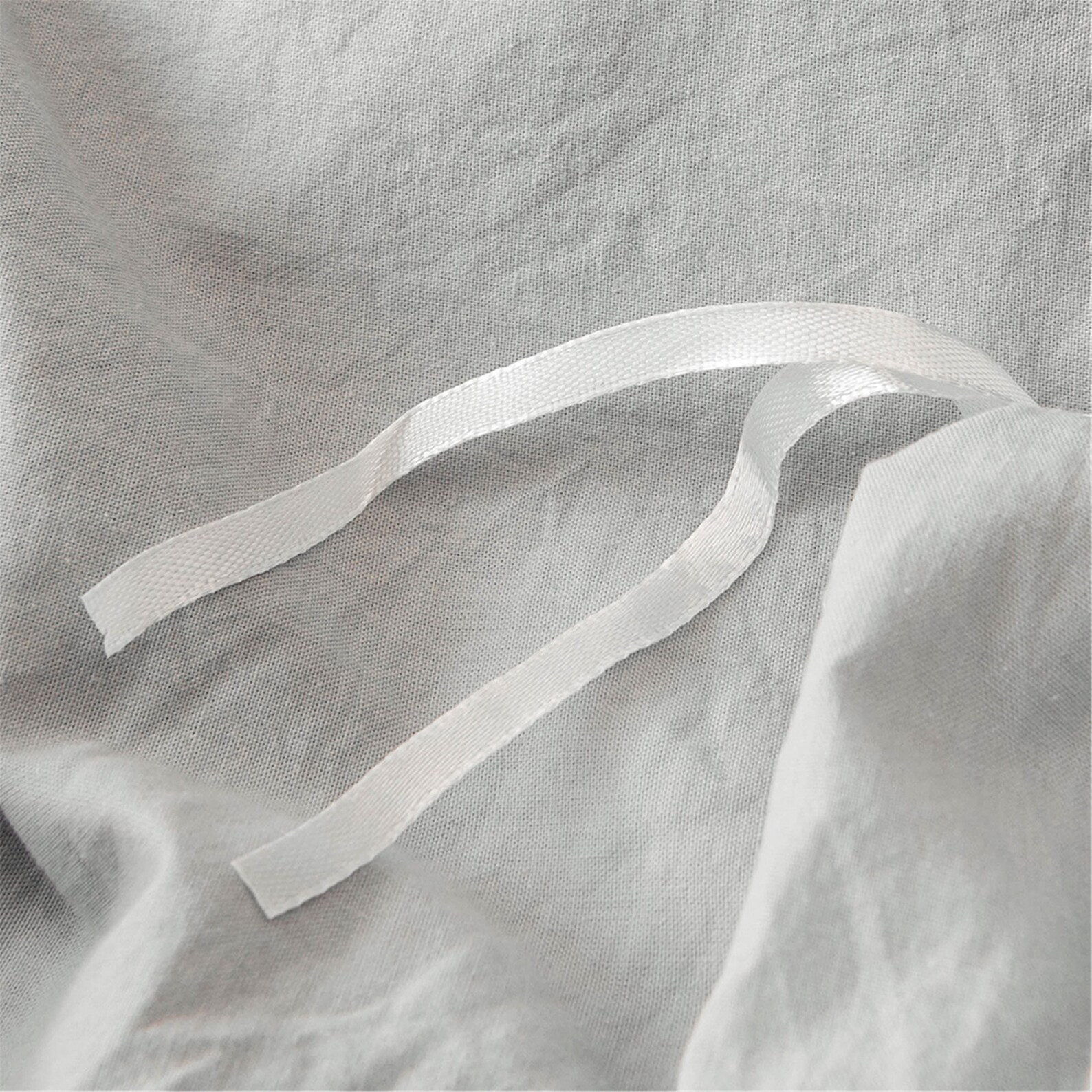 Leichte graue Bettdecke Abdeckung Twin/Queen/König Baumwolle | Etsy