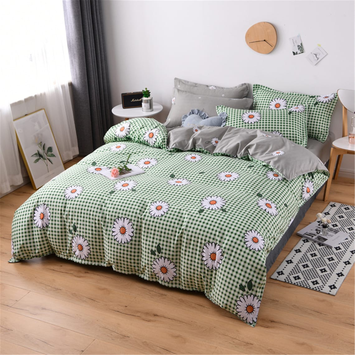 Cute Daisy Quilt Cover Concise Design Personalise 3 Piece Etsy