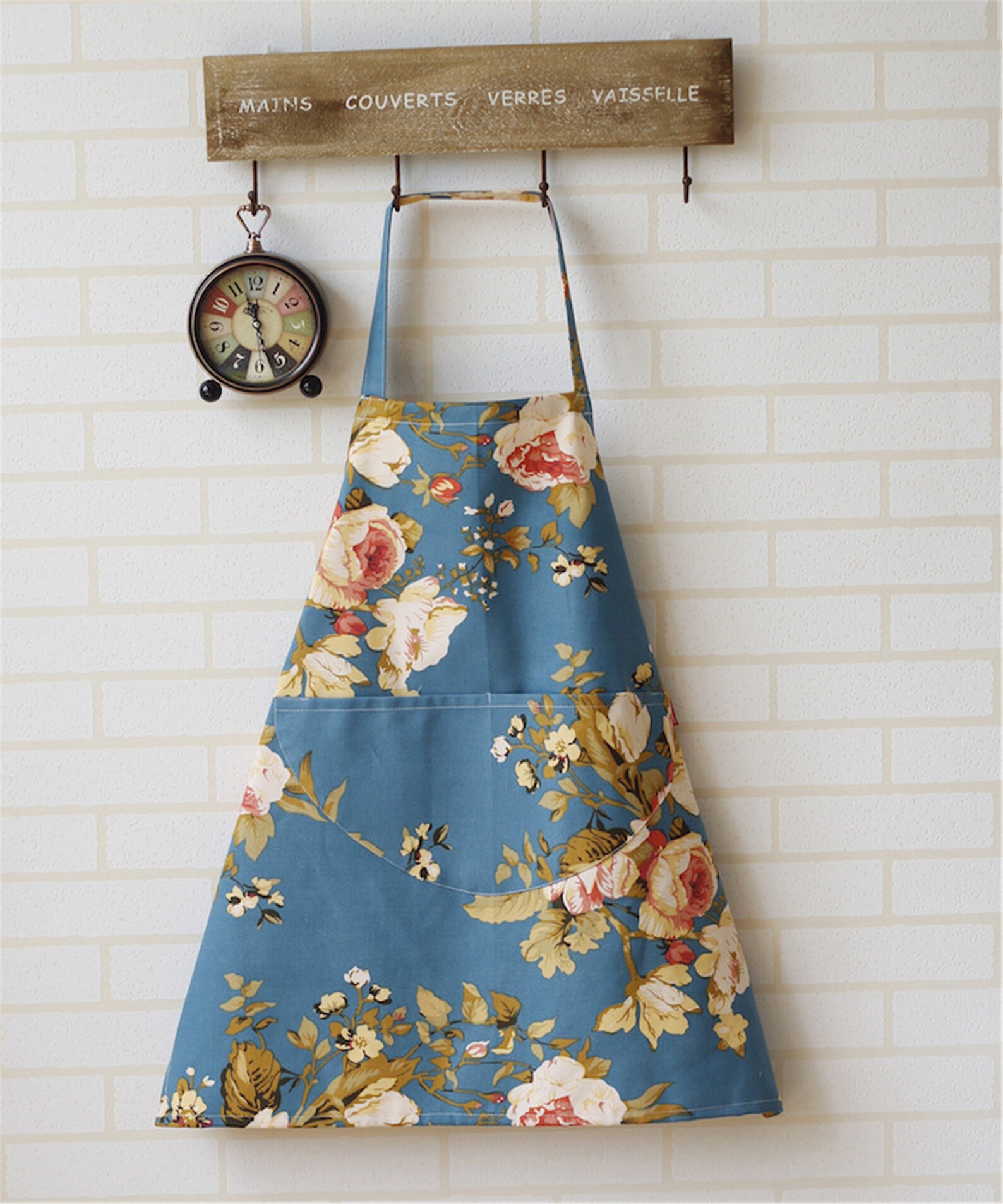 Cotton Apron For Women Cute Patterns Apron With Pockets Etsy