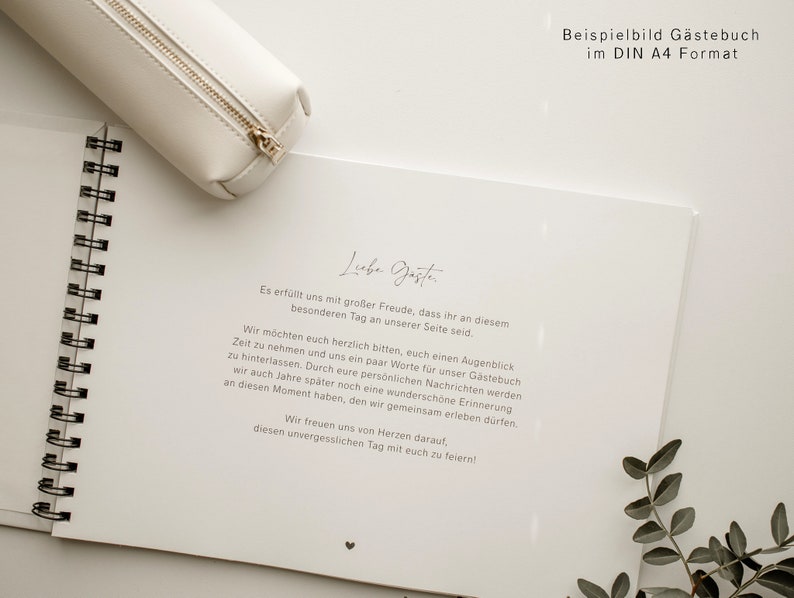 Zeitloses Gästebuch - Rosa- Schlicht - words of love - minimalistisch - Schriftzug - Perfekt für Hochzeiten! Personalisiert mit Namen & Datum, erhältlich in DIN A4 oder A5, als Ausfüllbuch oder blanko. Hochwertiges Ringbuch mit Hardcover & minimalistisches Design – ideal, um Erinnerungen & liebe Worte der Gäste festzuhalten. Ein stilvolles Highlight für jede Feier