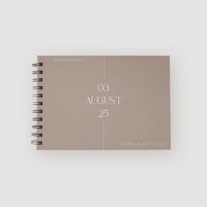 Zeitloses Gästebuch - Rosa- Schlicht - words of love - minimalistisch - Schriftzug - Perfekt für Hochzeiten! Personalisiert mit Namen & Datum, erhältlich in DIN A4 oder A5, als Ausfüllbuch oder blanko. Hochwertiges Ringbuch mit Hardcover & minimalistisches Design – ideal, um Erinnerungen & liebe Worte der Gäste festzuhalten. Ein stilvolles Highlight für jede Feier