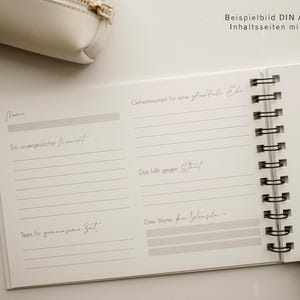 Gästebuch, Hochzeit, Personalisiert, personalisierbar mit Namen, Ringbuch, Fotoalbum, zum Ausfüllen oder Blanko, Hardcover Einband, Modernes Design, Greenery, Grüne Zweige, Eukalyptus, Inhaltsseiten mit Fragen, Erinnerungsbuch
