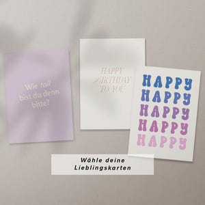 Postkarten Geburtstag | Set | Individueller Mix | Karten für die Liebsten, Geburt, Feiertage, Hochzeit, Liebe, Einfach so, Motivation, Baby