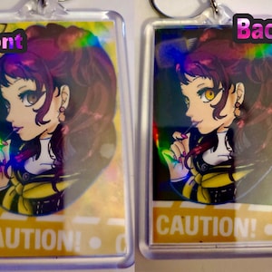 Persona 4 Rise Kujikawa and Shadow Rise Keychain