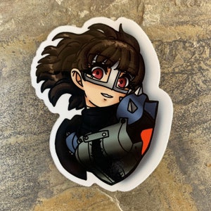 3 inch Shin Megami Tensei Persona 5 Vinyl Sticker Makoto and Queen, Waterproof