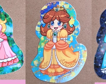 Vinyl Waterproof Super Mario Princess Stickers