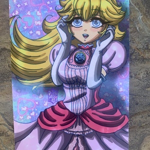 Princess Peach 5 X 7 Art Print