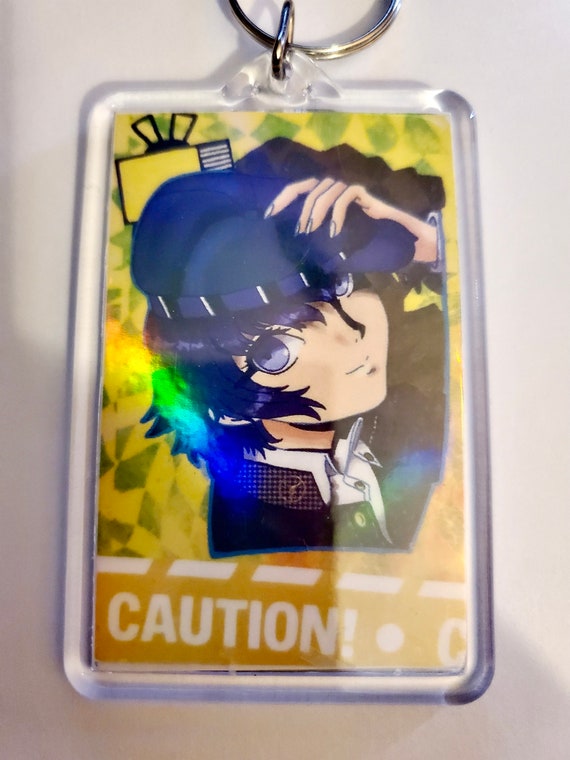 Persona 4 Naoto Shirogane/shadow Naoto Double-sided Holo Keychain
