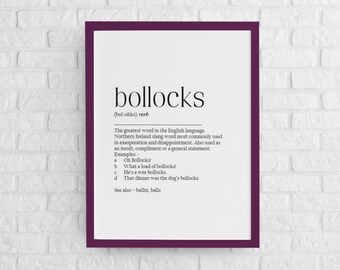 What does bollocks mean 2025