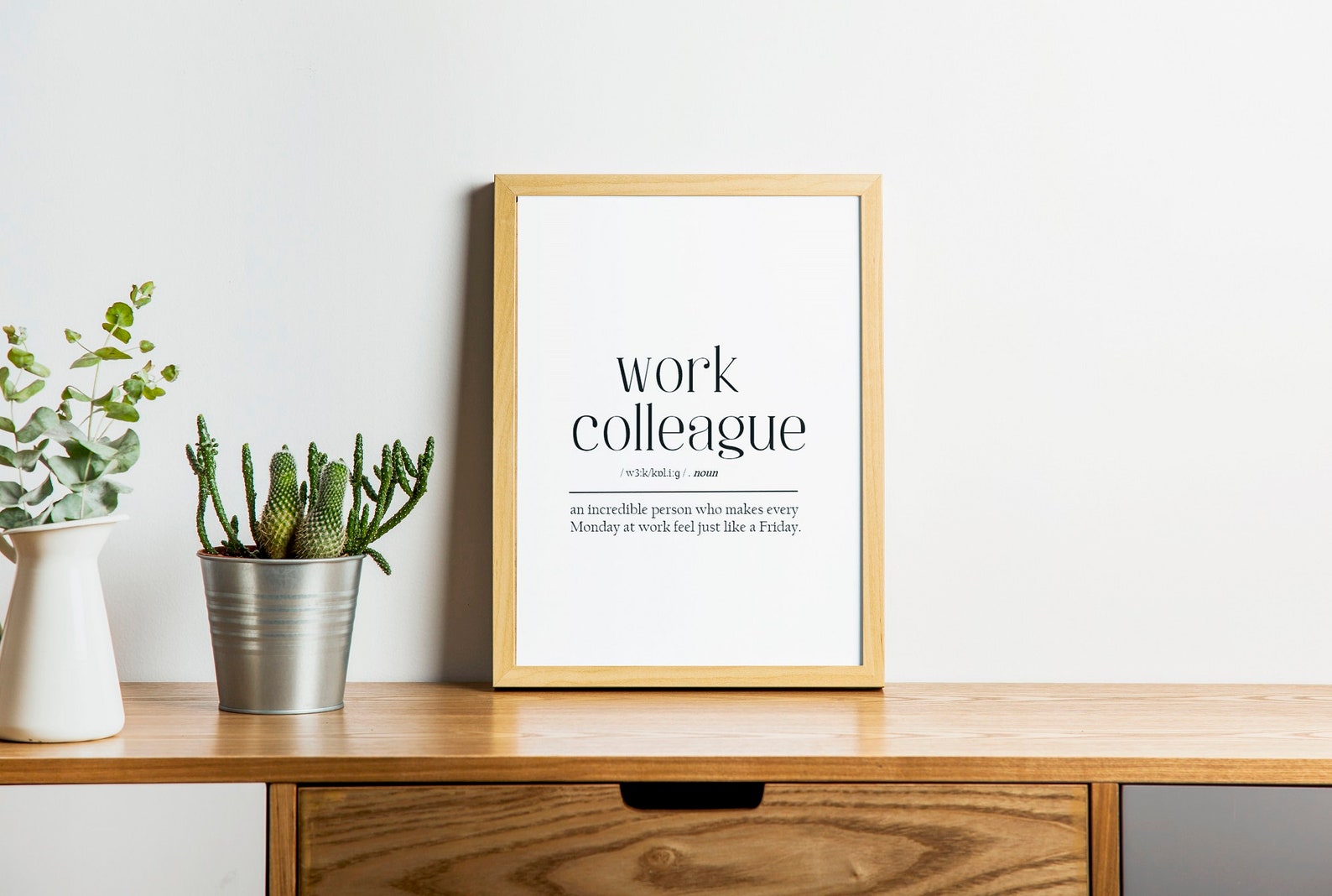 Work Colleague/ Definition Print/ Work Friend/ Gift for Etsy UK