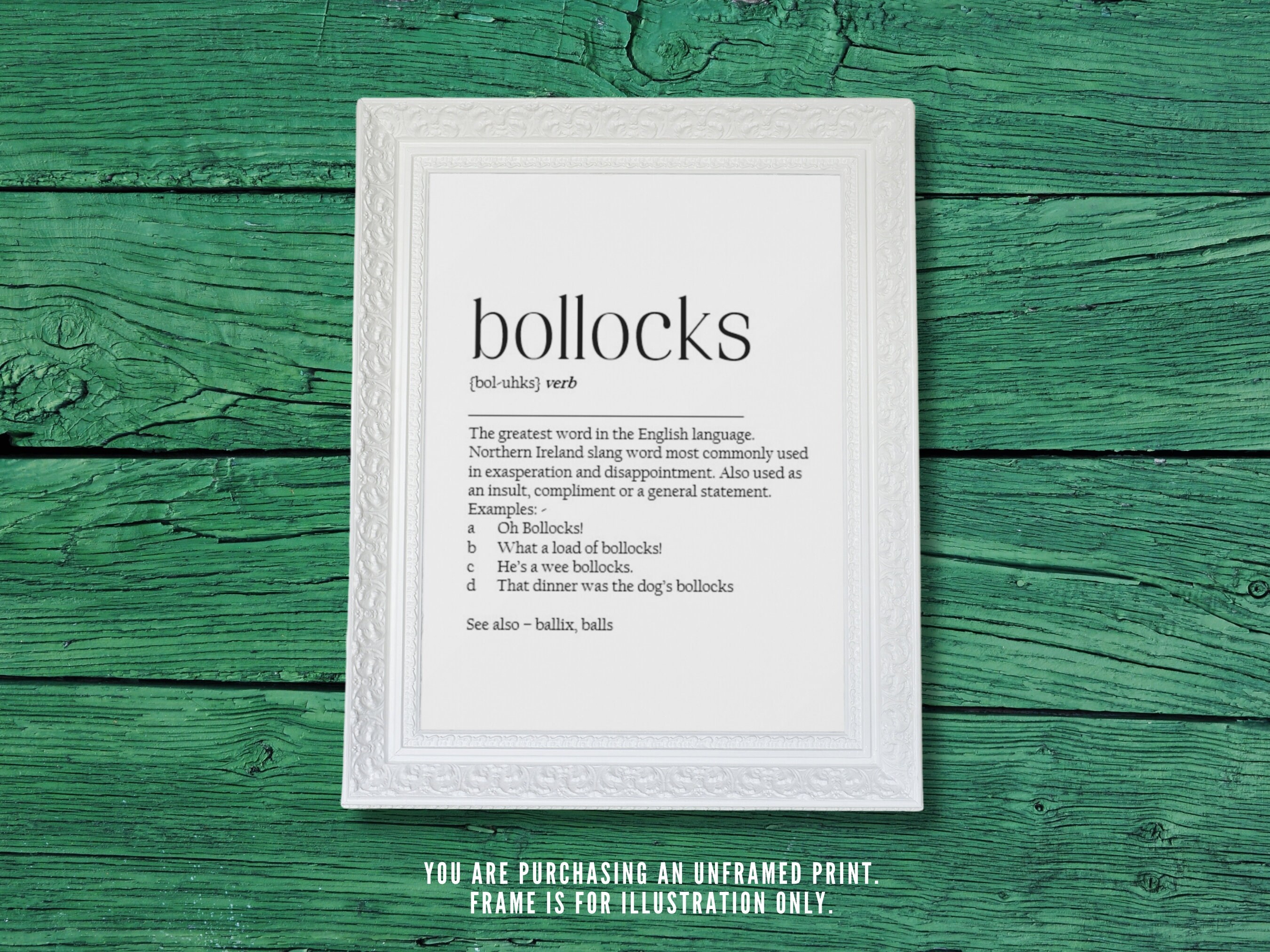 What does on sale bollocks mean