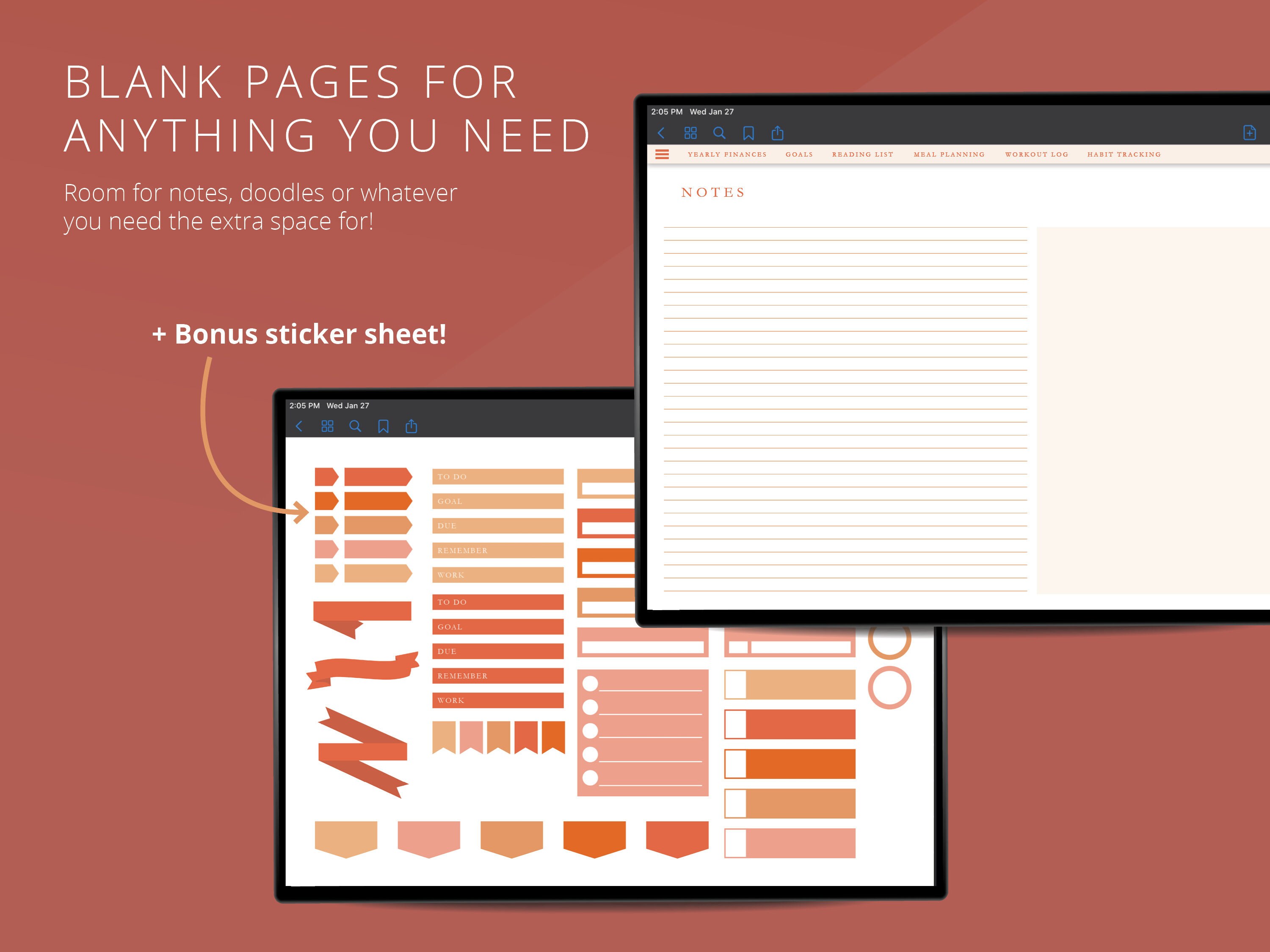 Ultimate Undated Digital Planner | Life Organizer | Student Planner - Etsy