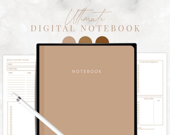 Neutral Digital Notebook  |  Ultimate Study Guide